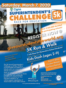 Superintendent's 5K Run/Walk Challenge-Race for Education @ Maurice A. Ferré Park | Miami | Florida | United States